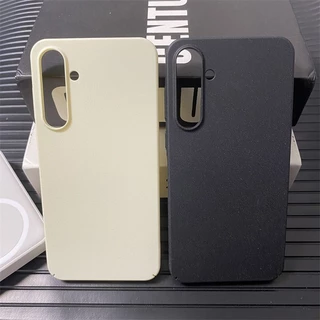 Capa Fosca De Arenito Ultrafino Para Samsung S25 S24 S23 Plus Protege Traseira Rígida