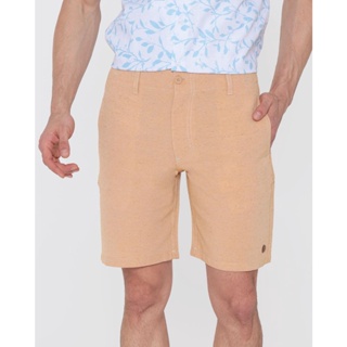 Bermuda Masculina Casual Reta Amarela