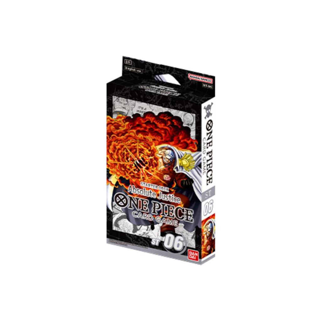 one piece card game absolute justice Starter Deck ST-06 for Sale  Figure Start cards 1 game mat The One Piece Starter Deck is more than just a deck of cards Absolute Justice (ST06)  Limitless