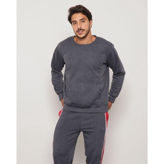 Blusão Moletom Masculino Estampa Auto Relevo Mescla