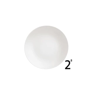 PRATO RASO PORCELANA BRANCO 25CM LC HO TRAMONTINA