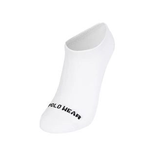 Kit 3 Pares de Meias Masculinas Invisíveis Algodão Polo Wear Branco