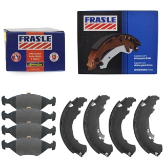 Kit Pastilha Sapata Freio Fiat Palio Hatch 96 A 2012 Frasle