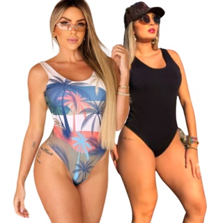 KIT 2 BIQUINI MAIO FEMININO PRAIA MODA BODY PRETO ZIG ZAG