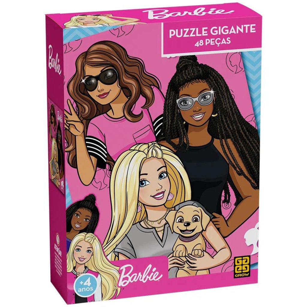 Quebra Cabeça Barbie 150 peças Grow - Xickos Brinquedos