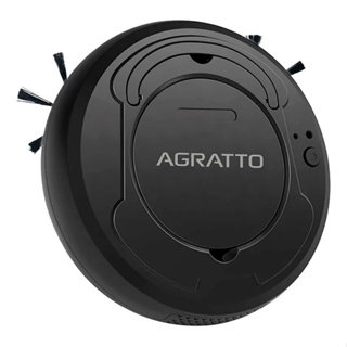 Aspirador De Pó Robô Praticci Aar01i-04 Preto Usb 3w 3.7v Agratto