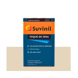 Tinta Suvinil Látex Toque de Seda Acrílica Palha 18 Litros