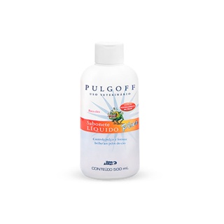 Sabonete Pulgoff Liquido Plus Antipulgas e Carrapatos para Cães Mundo Animal 500ml
