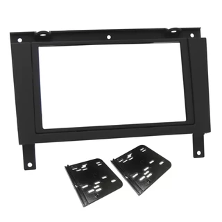 Moldura 7 Polegadas Central Painel DVD 2 Din VW Gol Saveiro E Parati G3 Preta Fiamon