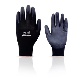 Luva Nylon Multiuso Tatil Black Volk ideal para Serviços Gerais CA 30916