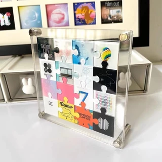 15 * 15cm Kpop Álbum Acrílico puzzle Frame Display (Peças De Focinho Incluídas)
