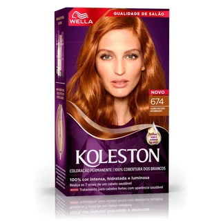 Tinta de Cabelo Koleston Chocolate Acobreado 674