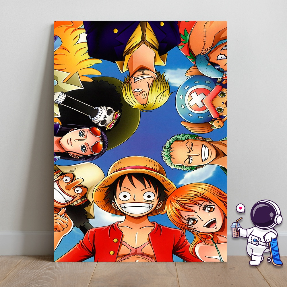 Quadro Decorativo Animes One Piece Mugiwaras Gear 5