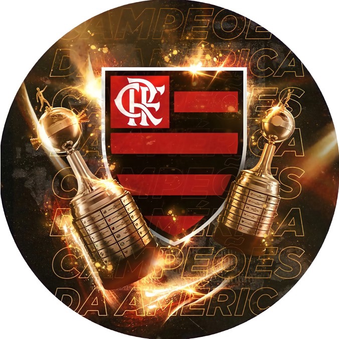 Painel Redondo Em Tecido Sublimado Flamengo Shopee Brasil