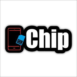 Placa Quadro Chip Preto - Decoração Assistência Celular
