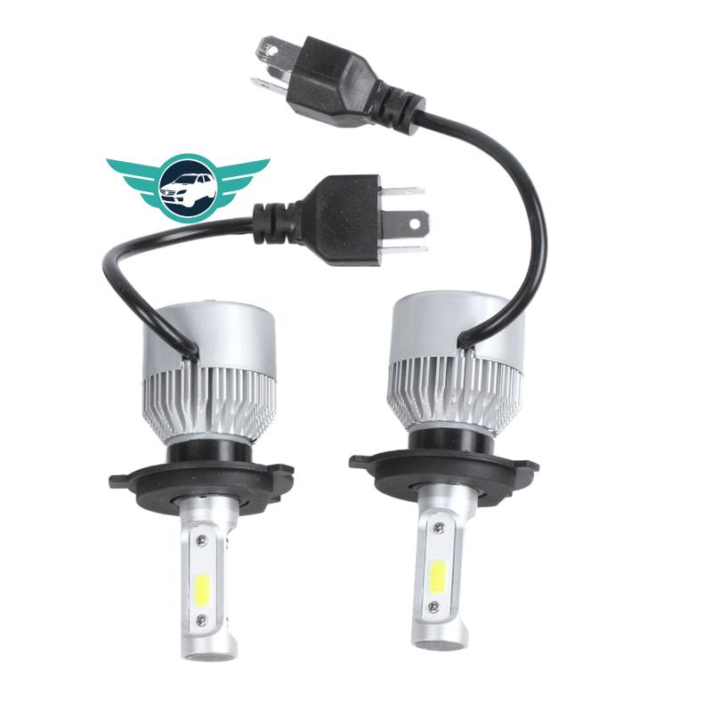 MITOM 2Pcs H4 Farol LED 8000LM Lâmpadas De Teto Para Carros