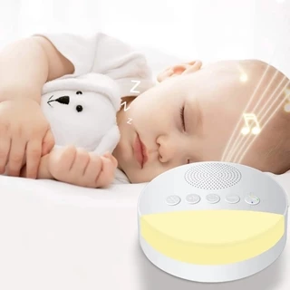 Máquina de ruído branco para crianças, Sleep Sound Player, temporizador de luz noturna, USB recarregável, desligamento temporizado