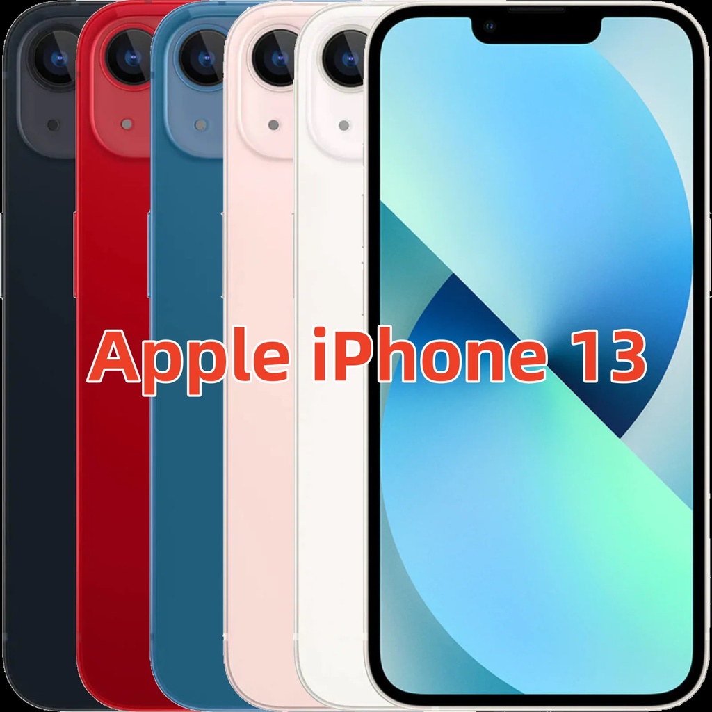 Telefone Celular Apple iPhone 13 5G 6.1'Super Retina XDR OLED Display 4GB RAM 64/256/512GB ROM NFC IOS Original Smartphone-GoodLuckGift