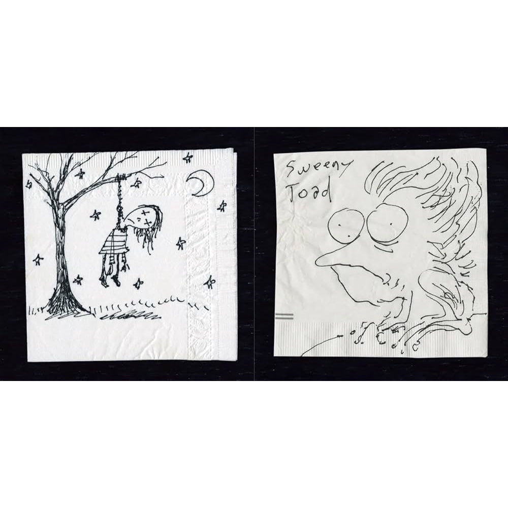 THE NAPKIN ART OF TIM BURTON Shopee Brasil