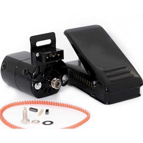 Motorzinho Máquina de Costura Doméstica Preto Completo