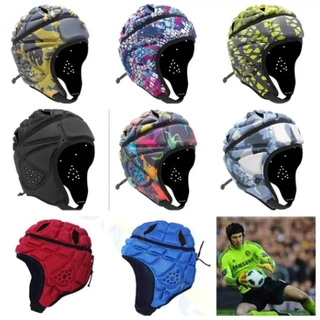 Capacete À Prova De Choque Chapéu De Proteção Para Goleiro De Rugby/Football/Golie Ajustável