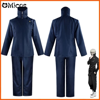 Anime Jujutsu Kaisen Toge Inumaki Roupa Cosplay Top Pants Conjunto Uniforme De Halloween Para Meninos