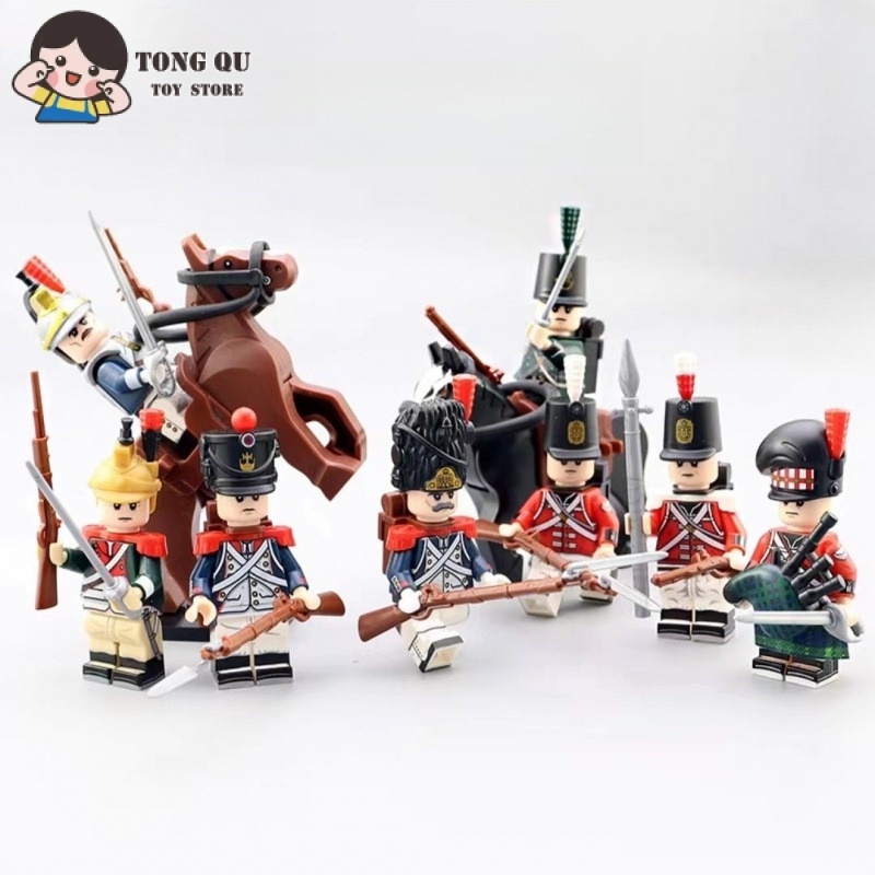 Modelos De Soldados Modernos Minifiguras Bonecos Guerra Napoleônica Blocos De Construção Brinquedos Colecionáveis Meninos Presentes