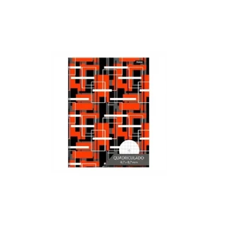 Caderno Quadriculado Brochura pequeno (0,7X0,7) 80fls Fsc