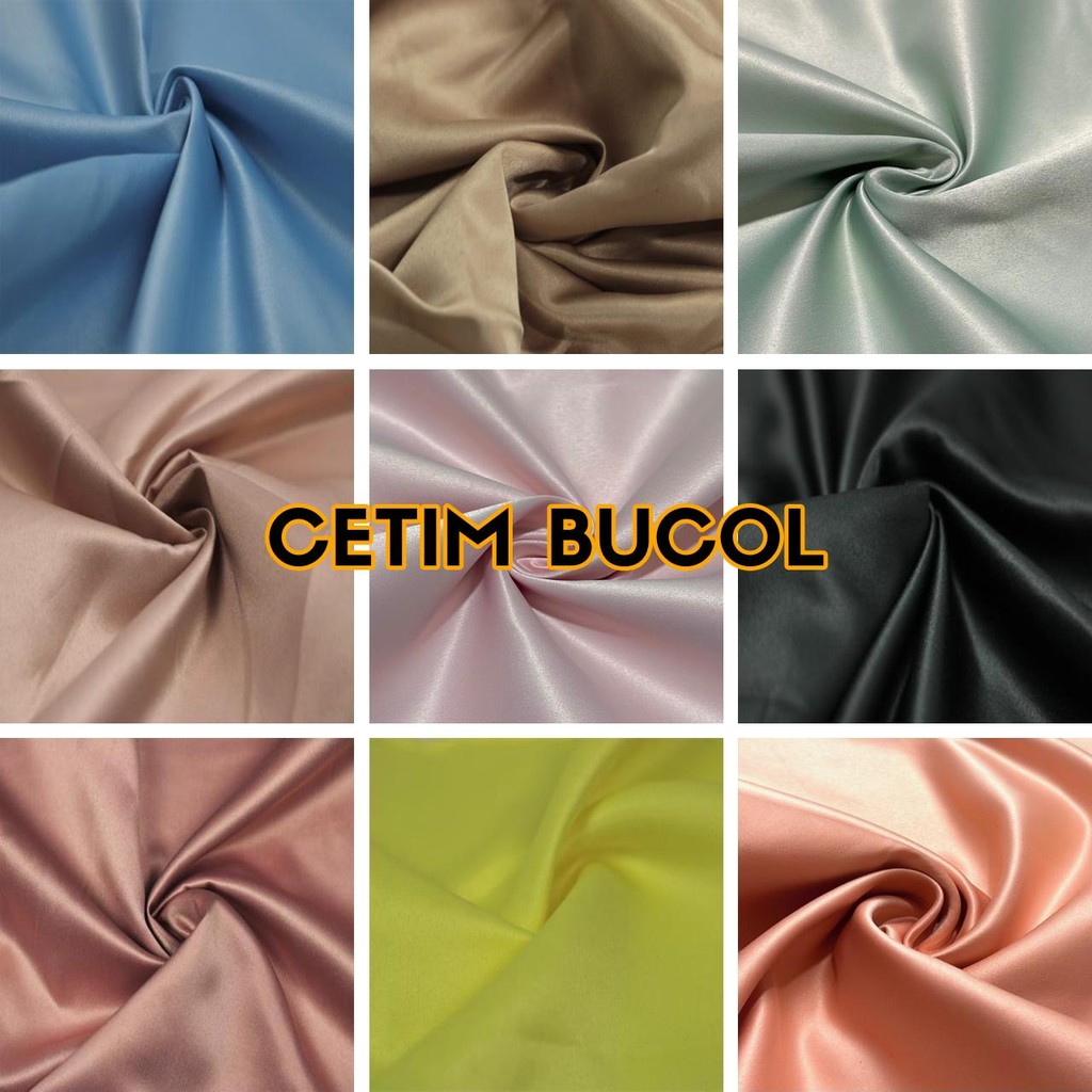 7 Metros Tecido Cetim Bucol Noivas (7m x 1,50m) | Shopee Brasil