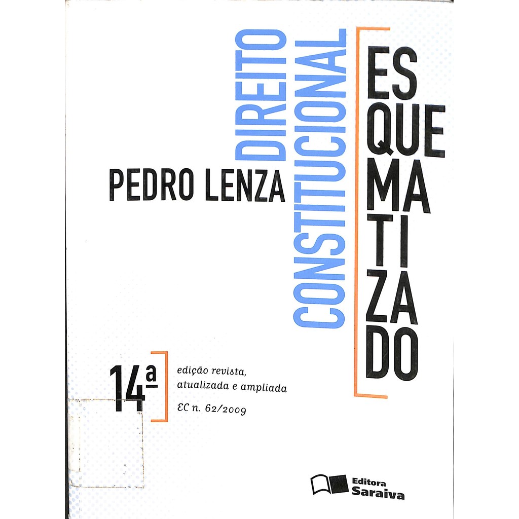 Livro Direito Constitucional Esquematizado 14ª Edição de Pedro Lenza ...