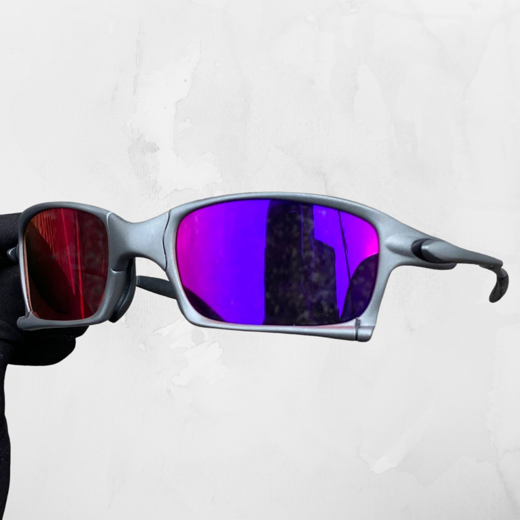 Óculos de Sol Metal Juliette Quadrado Xmetal Lentes Polarizadas - Kit ...