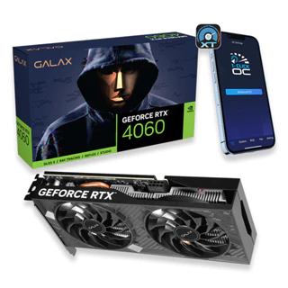 Placa de Video Nvidia Geforce RTX 4060 8GB Galax V2 2x GDDR6 128 BITS 46NSL8MD9NXV