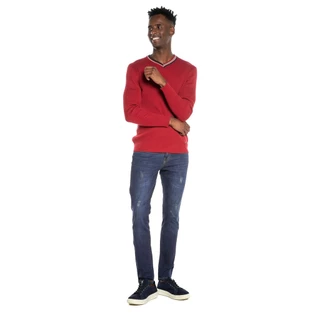 Calça Masculina Alin Skinny Polo Wear Jeans Escuro