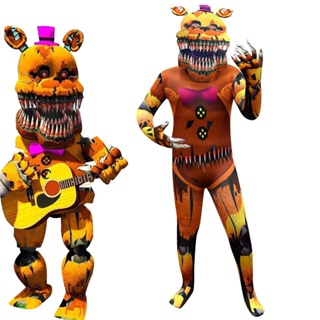Novo dos desenhos animados bonnie bear traje jogo fnaf foxy chica