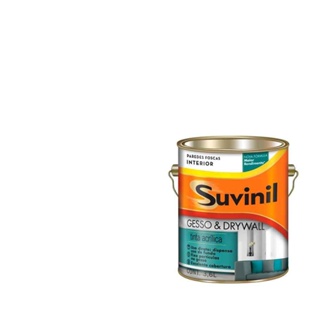 Tinta Gesso Suvinil e Drywall Acrílica Branca 3,6 Litros