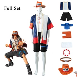 Um Pedaço Luffy Ace Chapéu De Palha Anime Personagem Cosplay