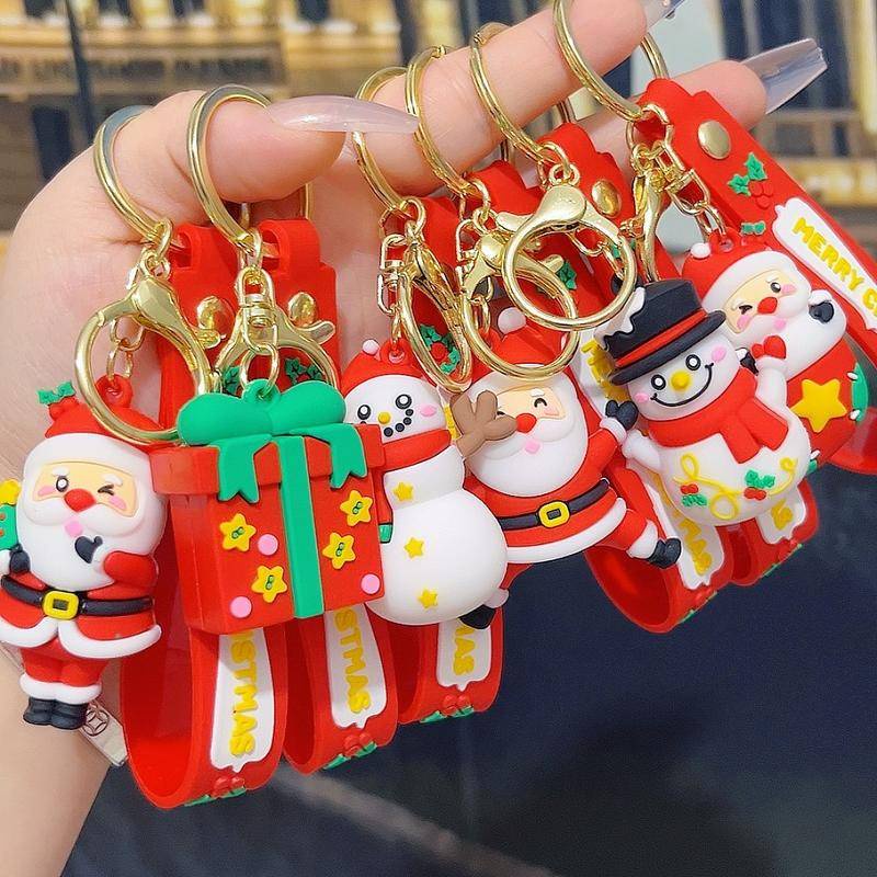 Lembrançinha de Natal Lembranças Lembranças Papai Noel Decorações do Porta-Chaves