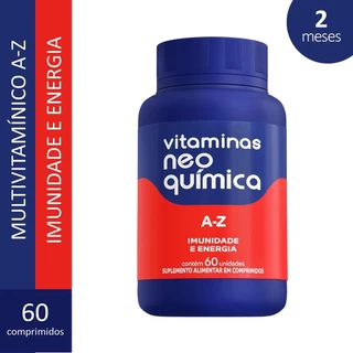 Kit 2 Vitamina A-Z Suplemento 60 Cápsulas - Neo Química