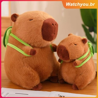 35/20CM Kawaii capivara animal brinquedo de pelúcia simulação capibara anime loopy fofo boneca brinquedo criança brinquedos festival aniversário presente oceanic.br