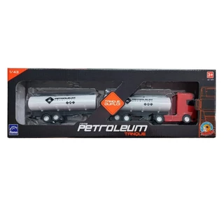 Miniatura Caminhão Tanque Vermelho Petroleum 1471 - Roma