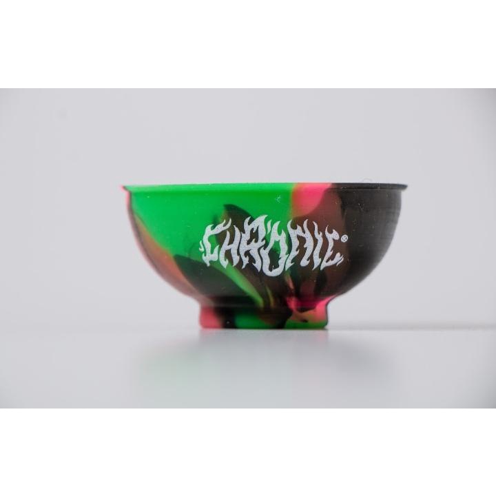 Cuia De Silicone Chronic Preto Tie Dye