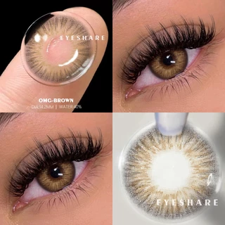 Eyeshare 2 Peças Lentes De Contato Verdes Para Homens E Mulheres Anual Azul Marrom Cosmético Olhos em Oferta na Shopee