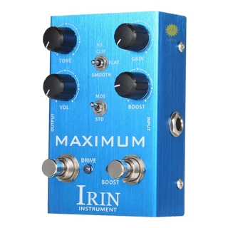 Sici IRIN Overdrive Guitarra Efeito Pedal De 2 Modo De Troca De Tom/Ganho/Volume/Boost Controles Para Elétrica-Máximo