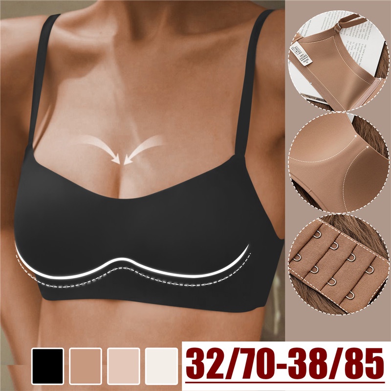 Beleza Feminina Costas Soutien De Extendido Sem Fio Suporte Suave  Anti-sagging Sports Bra 32-38 Underwear