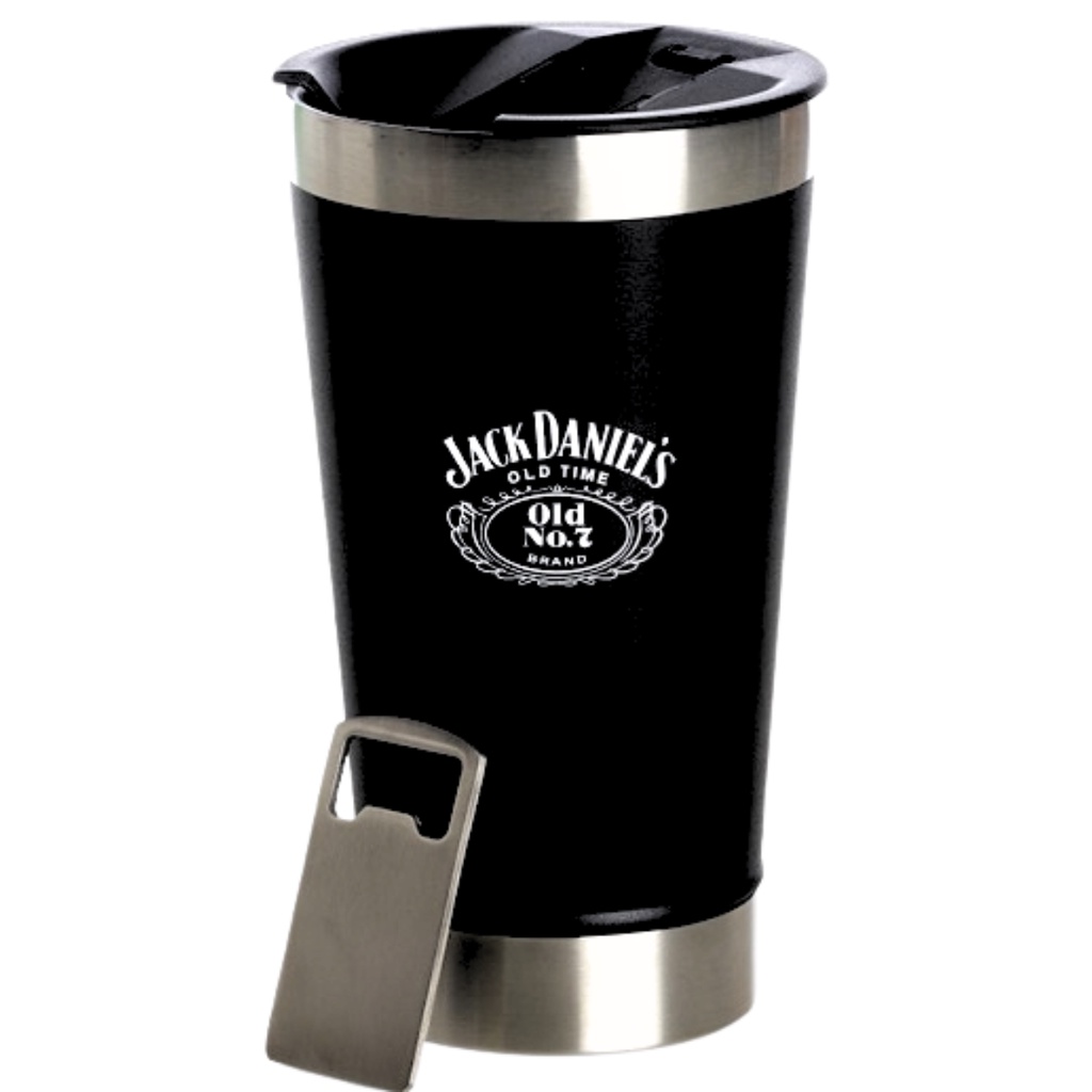 Copo térmico Jack Daniel's INOX 600ml Preto Edição Limitada