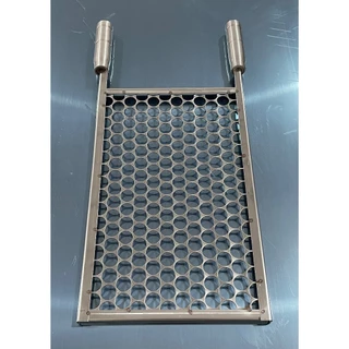Grelha multiuso para churrasco 25x40cm churrasqueira assar carne