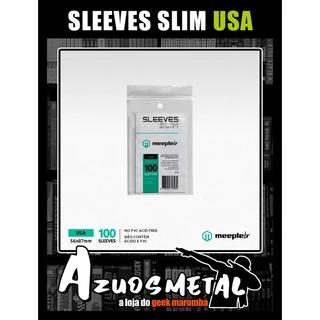 Sleeves SLIM: USA (56x87mm) [MeepleBR]