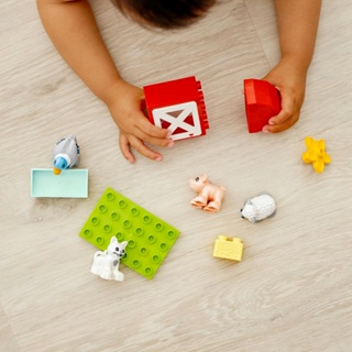LEGO duplo town cuidando dos animais da fazenda (11 peças)