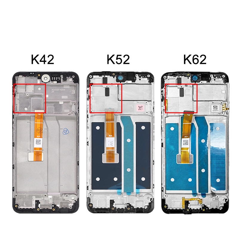 Per LG K42 LCD Per LG K42 K52 K62 + Q52 Display Digizer