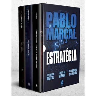 Coleção Estratégia Pablo Marçal - Box com 3 Livros